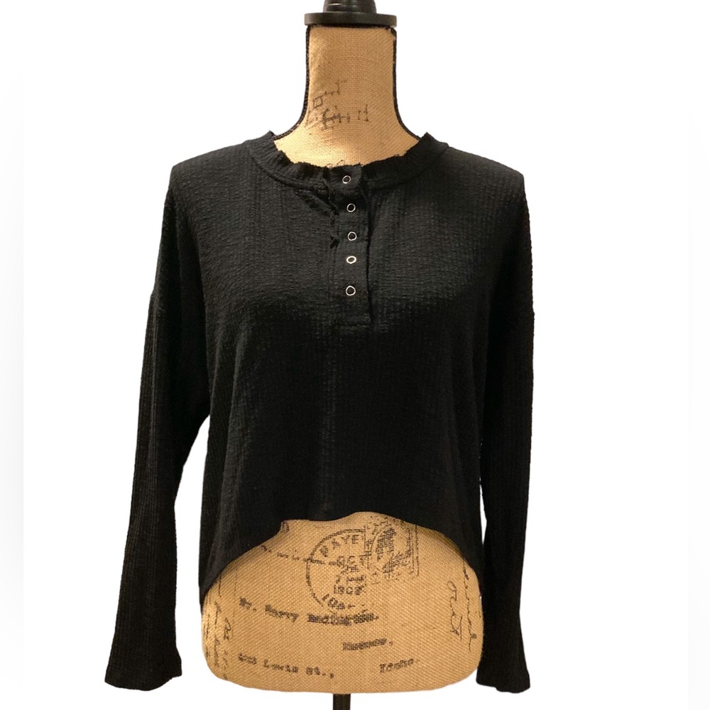 Forever21 Black Long sleeve Blouse, Casual, Medium Size